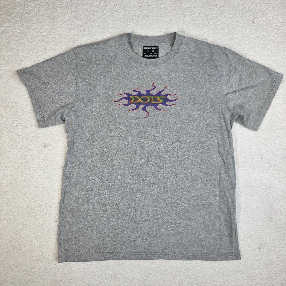 D.O.T.S. T-Shirt Sz M Don't Over Think S*** Crew Short Sleeve Gray